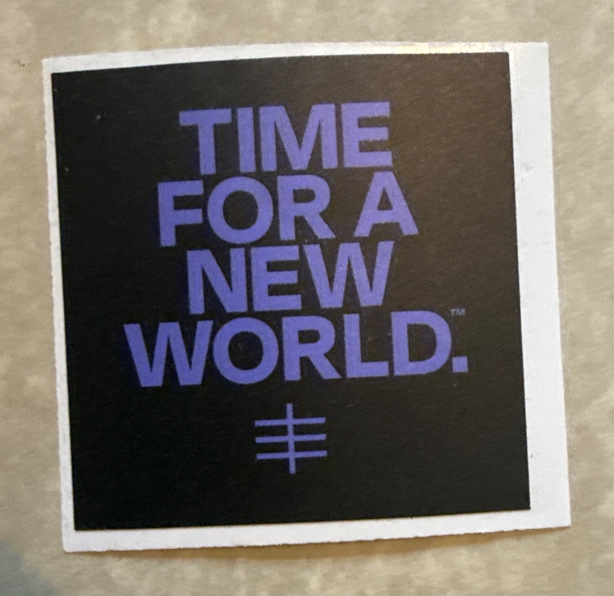 Time for a new World