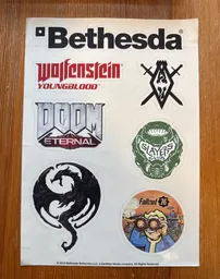 Bethesda Sticker Sheet