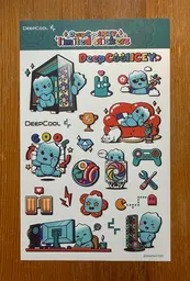 DeepCool ICEY Limited Stickers - DeepCool Sheet