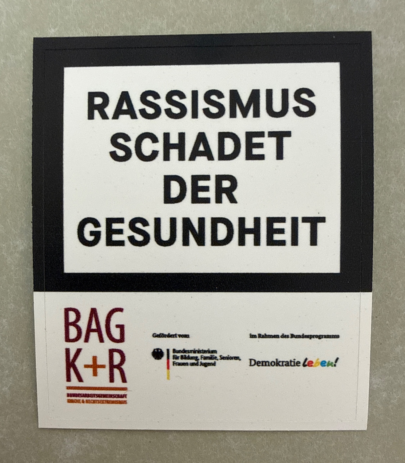 Rassismus schadet der Gesundheit