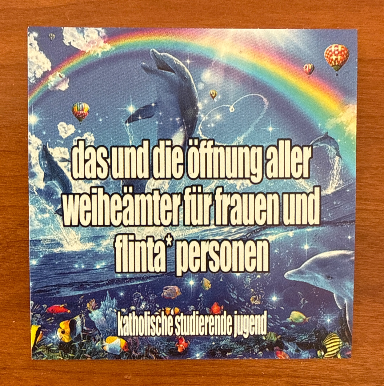 Das und die Öffnung aller Weiheämter für Frauen und FLINTA* Personen