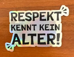 Respekt kennt kein Alter
