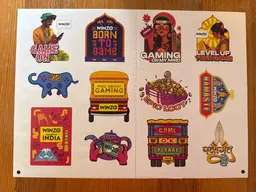 Winzig - Gaming in India - Sticker Sheet