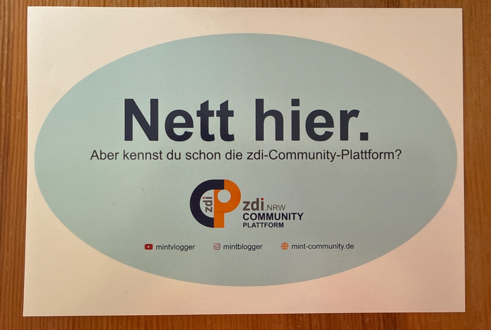 Nett hier. Aber kennst du schon die ZDI Community-Plattform?