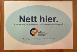Nett hier. Aber kennst du schon die ZDI Community-Plattform?