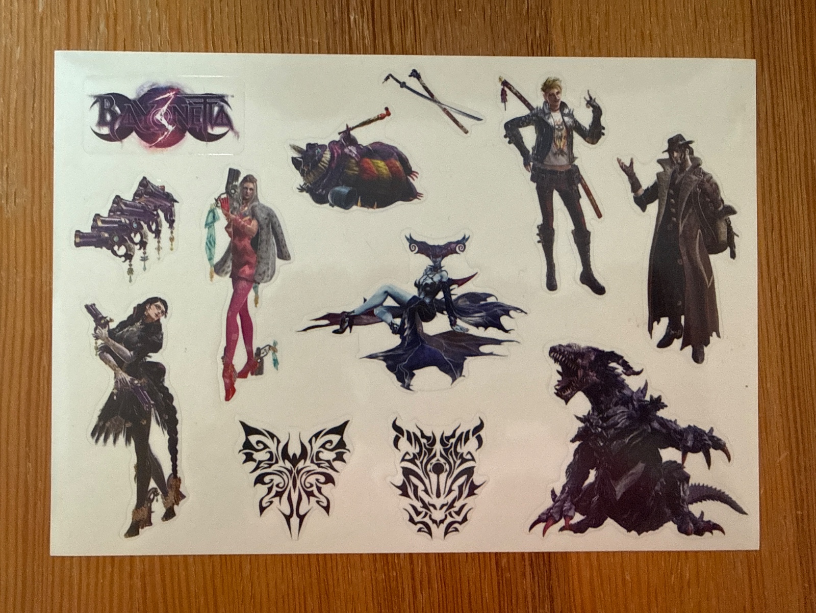 Bayonetta 3 Stickersheet
