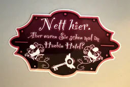 Nett Hier. Aber waren Sie schon mal im Hazbin Hotel?