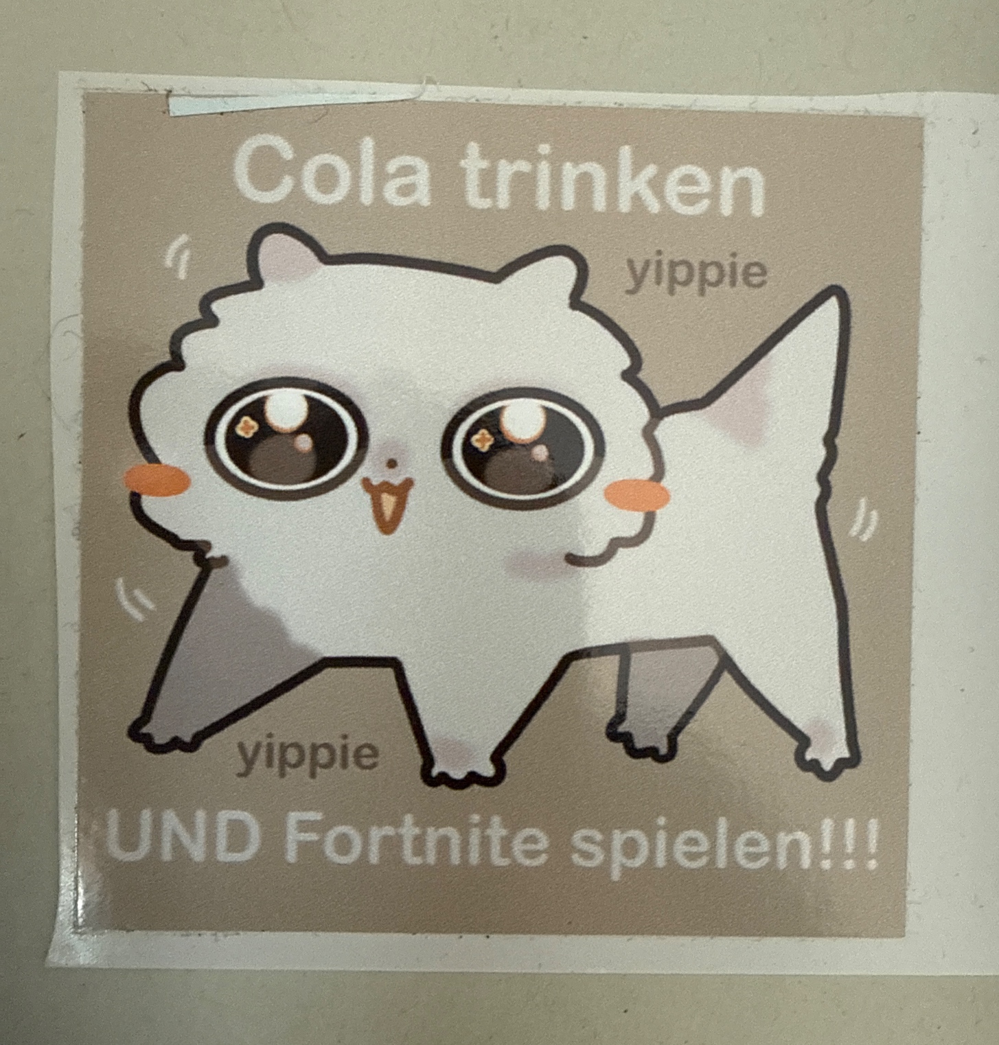 Cola trinken UND Fortnite spielen!!!