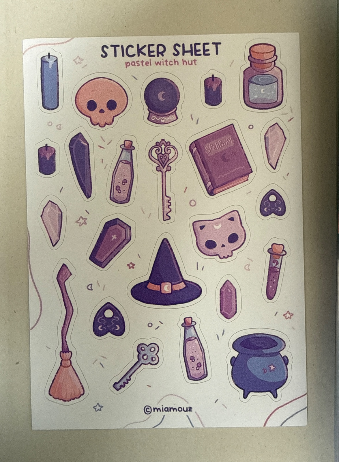 Sheet - Pastel Witch Hut