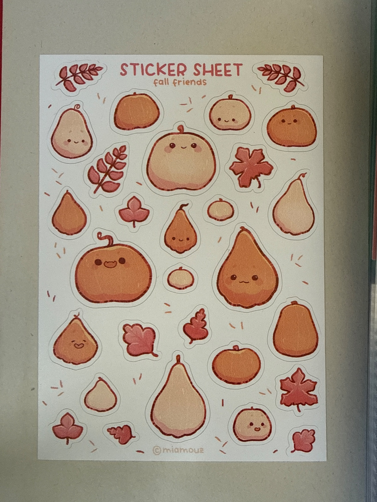 Sheet - Fall Friends