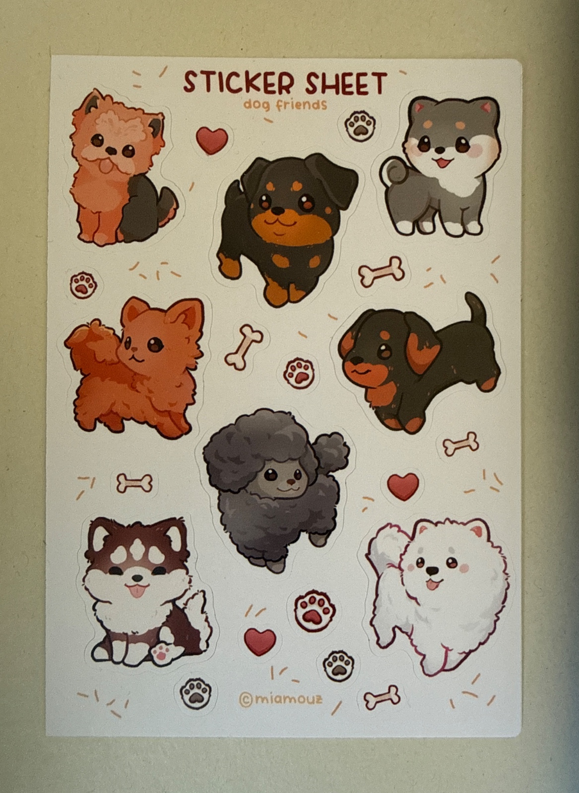 Sheet - Dog Friends