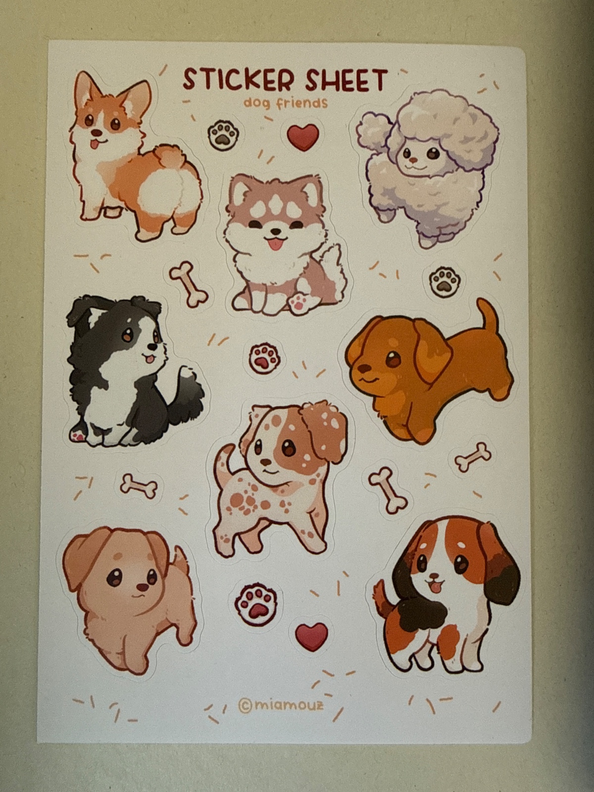 Sheet - Dog Friends