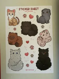 Sheet - Cat Friends