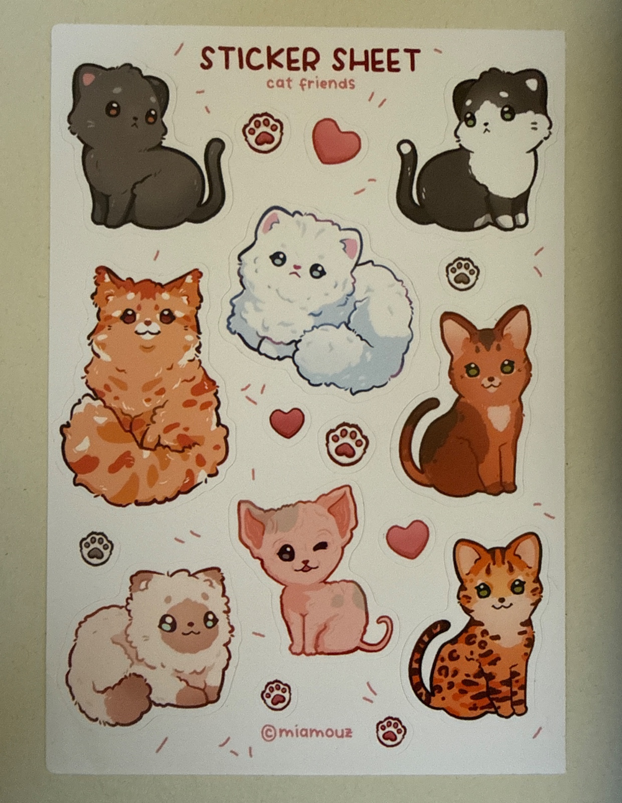 Sheet - Cat Friends