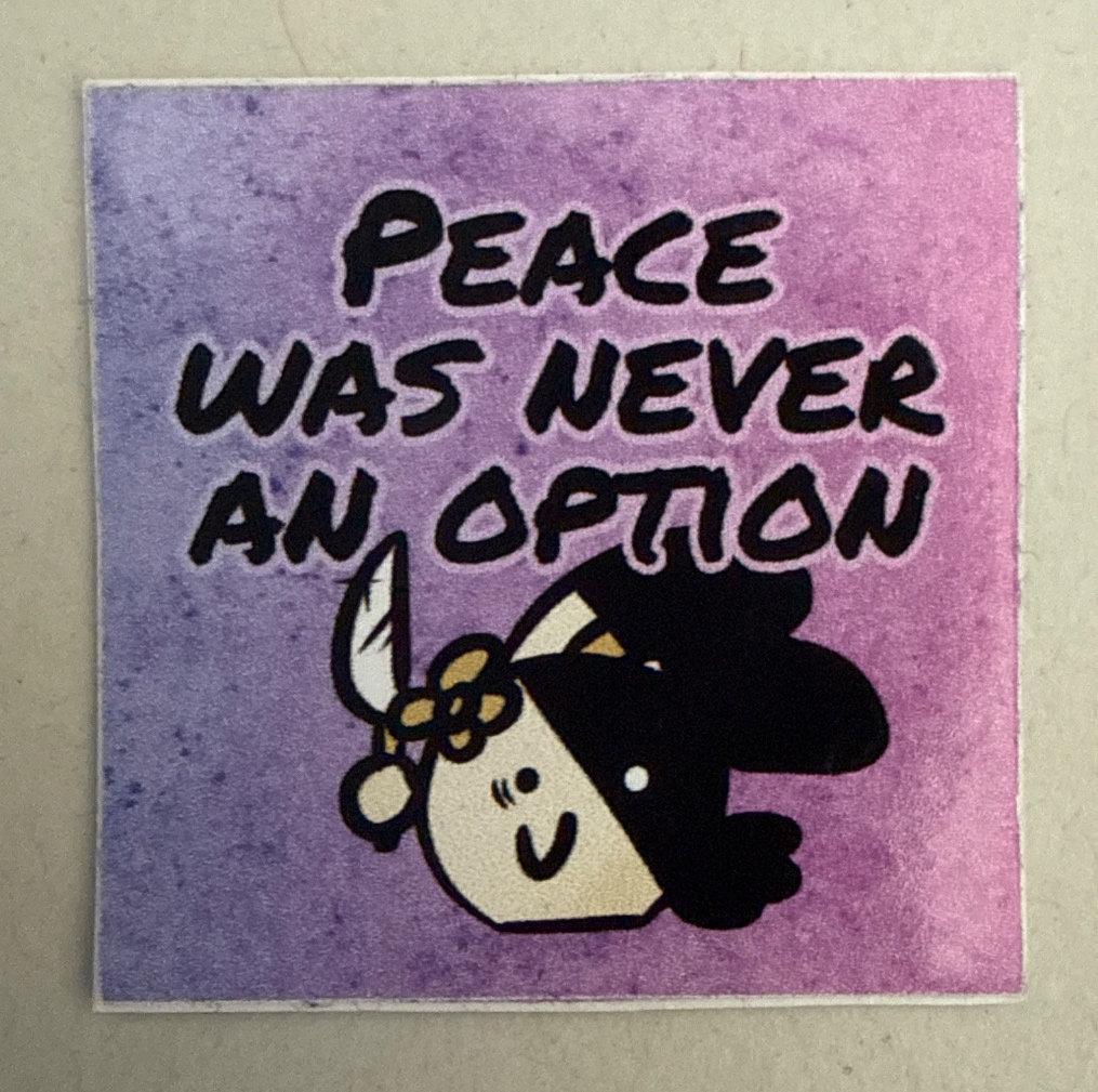 Peace was never an option