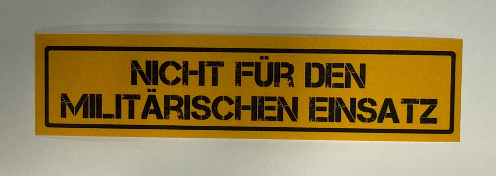 Nicht für den militärischen Einsatz