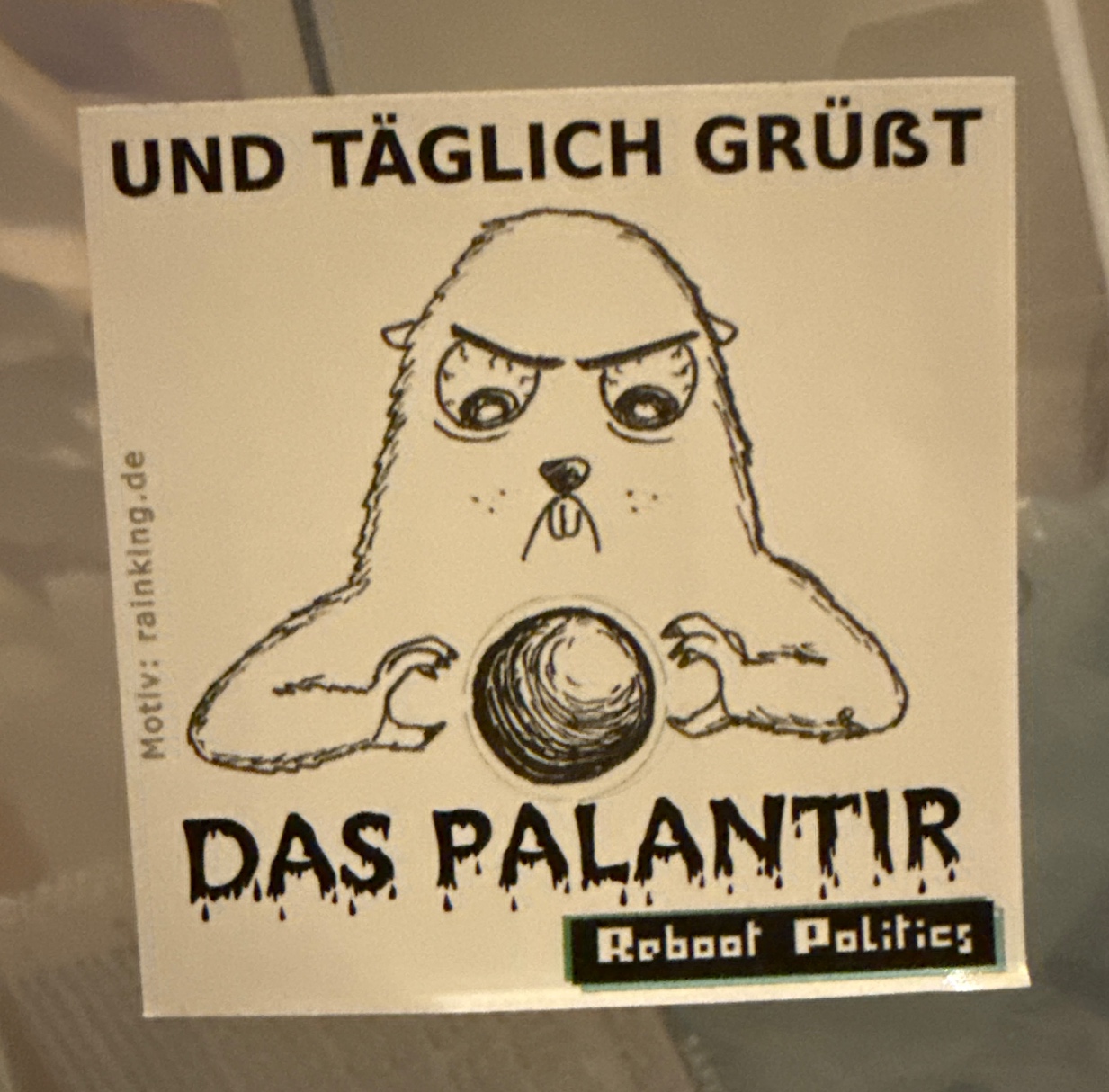 Täglich grüßt das Palantir